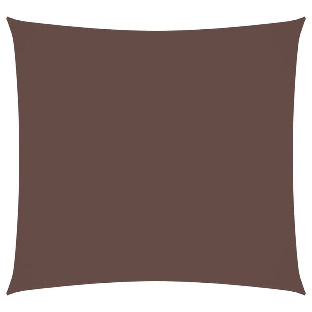 Berkfield Home Sunshade Sail Oxford Fabric Square 3x3 m Brown - image 1