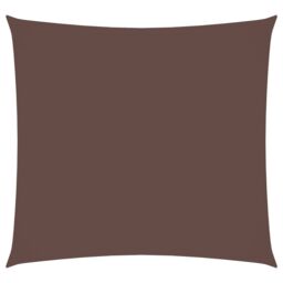 Berkfield Home Sunshade Sail Oxford Fabric Square 3x3 m Brown - thumbnail 1