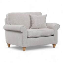 The Great Sofa Company Flora Snuggle Chair Glory Pearl in Light Beige - thumbnail 2