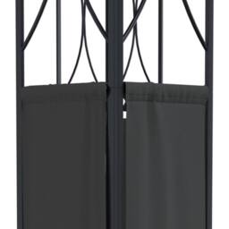 Berkfield Home Gazebo with Roof Anthracite 400x300x270 cm Steel in Black - Size: 400 x 300 x 270 cm - thumbnail 4