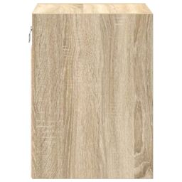Berkfield Home Garage Wall Cabinet Sonoma Oak Engineered Wood in Brown - thumbnail 7