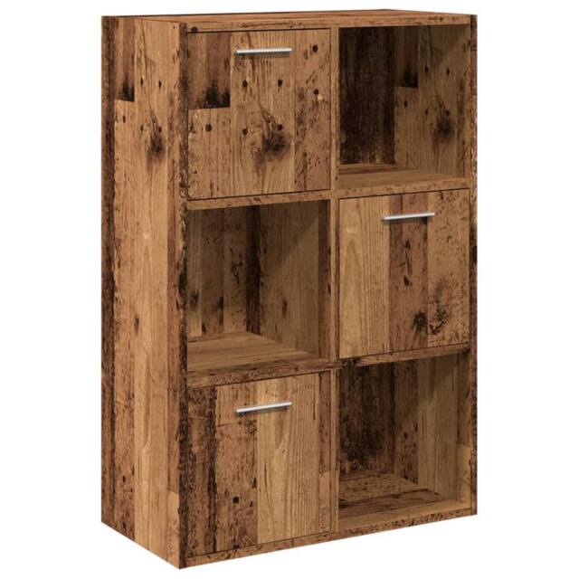 Berkfield Home Bookshelf Old Wood 60.5x30x90 cm Engineered Wood in Brown - image 1