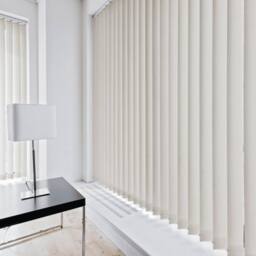 Blinds Outlet Dimout Vertical Blinds in Cream - Size: 90 cm width x 140 cm drop - thumbnail 1