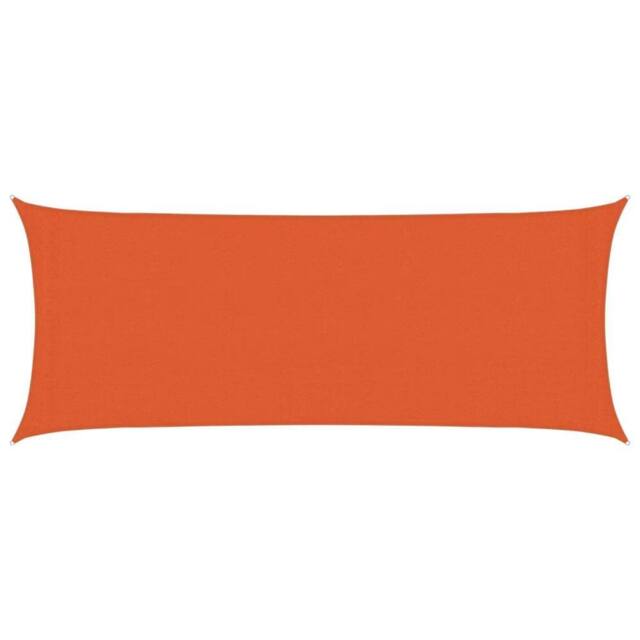 Berkfield Home Sunshade Sail 160 g/m ² Orange 2x4.5 m HDPE - image 1