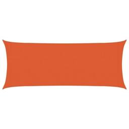 Berkfield Home Sunshade Sail 160 g/m ² Orange 2x4.5 m HDPE - thumbnail 1