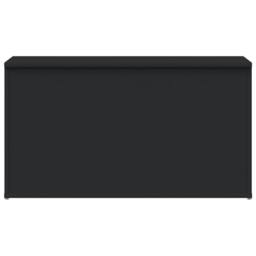 Berkfield Home Storage Chest Black 84x42x46 cm Engineered Wood - Size: 84 x 42 x 46 cm - thumbnail 4