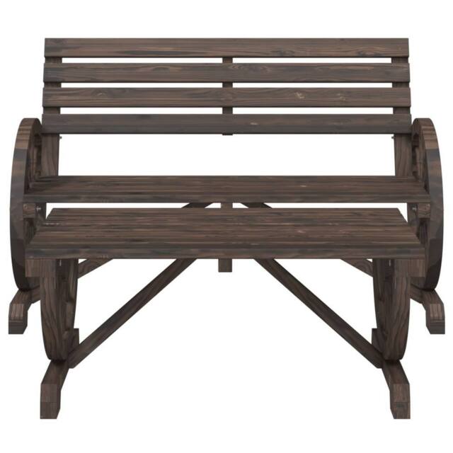 Berkfield Home Beautiful 2 Piece Garden Lounge Set Solid Wood Fir in Brown