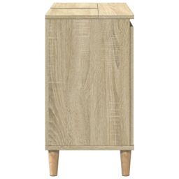 Berkfield Home Sink Cabinet Sonoma Oak 58x33x60 cm Engineered Wood in Brown - Size: 58 x 33 x 60 cm - thumbnail 5