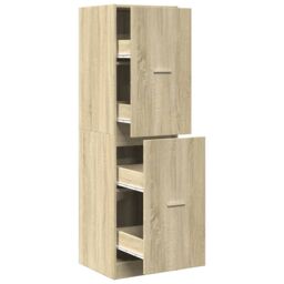 Berkfield Home Apothecary Cabinet¬†Sonoma Oak 40x41x144.5 cm Engineered Wood in Brown - thumbnail 2