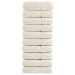 Berkfield Home Premium Guest Towels SOLUND 10 pcs Cream 30x50 cm 600 gsm - thumbnail 2