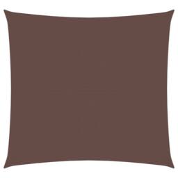Berkfield Home Sunshade Sail Oxford Fabric Square 7x7 m Brown - thumbnail 3