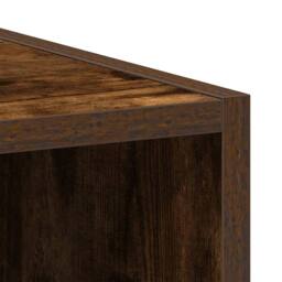 Berkfield Home Hanging Cabinet Smoked Oak 30x29.5x60 cm Engineered Wood in Brown - thumbnail 7