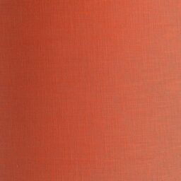 Ruma Terracotta Self Lined Linen Drum Lamp Shade for Table Lamps & Floor Lamps in Orange - Size: 14 inches - thumbnail 3