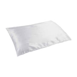 Towel City Satin Pillowcase in White - thumbnail 1