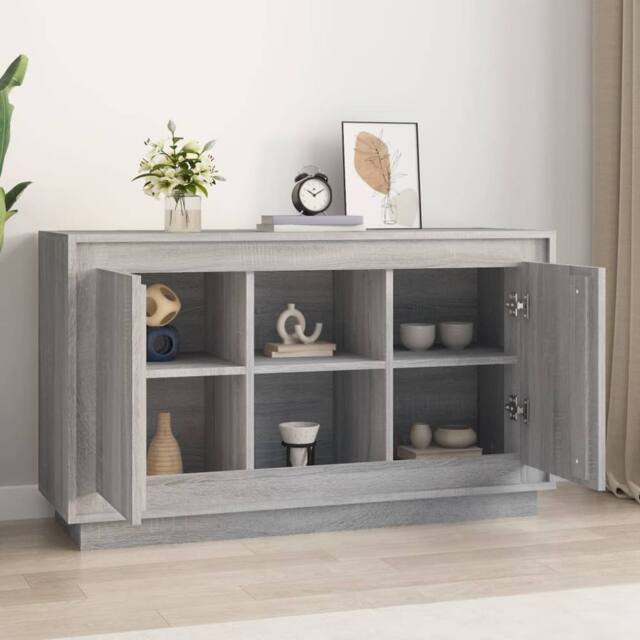 Berkfield Home Sideboard Grey Sonona 102x35x60 cm Engineered Wood - Size: 102 x 35 x 60 cm - image 1