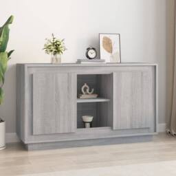Berkfield Home Sideboard Grey Sonona 102x35x60 cm Engineered Wood - Size: 102 x 35 x 60 cm - thumbnail 2