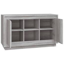 Berkfield Home Sideboard Grey Sonona 102x35x60 cm Engineered Wood - Size: 102 x 35 x 60 cm - thumbnail 6
