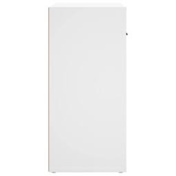 Berkfield Home Sideboard White 80x33x70 cm Engineered Wood - Size: 80 x 33 x 70 cm - thumbnail 5