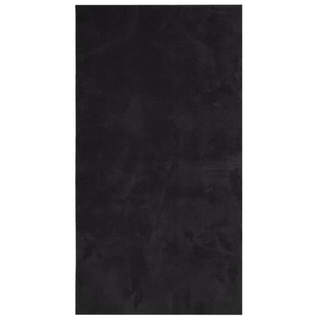 Berkfield Home Rug HUARTE Short Pile Soft & Washable Black 60x110 cm - Size: Medium - image 1