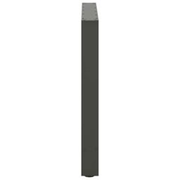 Berkfield Home Coffee Table Legs Anthracite 2 pcs 70x(72-73) cm Steel in Black - thumbnail 6