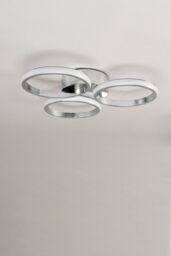 BHS Lighting Sula Flush Ceiling Light in Silver - thumbnail 2