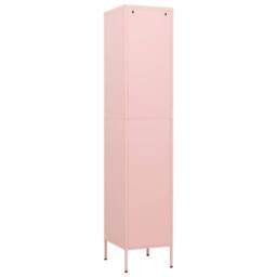 Berkfield Home Locker Cabinet Pink 35x46x180 cm Steel - Size: 35 x 46 x 180 cm - thumbnail 5