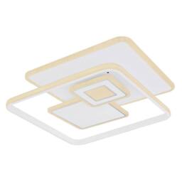 Netlighting Roderick 50x50cm Semi Ceiling Light White LED Dimmable 3000-6000K - Size: 50x50 cm - thumbnail 1