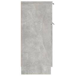 Berkfield Home Sideboard Concrete Grey 30x30x70 cm Engineered Wood - Size: 30 x 30 x 70 cm - thumbnail 8