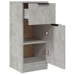 Berkfield Home Sideboard Concrete Grey 30x30x70 cm Engineered Wood - Size: 30 x 30 x 70 cm - thumbnail 7