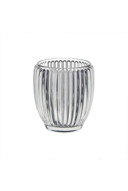 KDMD Clear Harriott Tulip Shaped Glass Tealight Holder 9.5cm 5 Pack - image 1