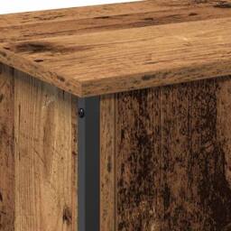 Berkfield Home Old Wood TV Unit Old Wood Particle Board 102 x 35 x 45 cm in Brown - thumbnail 9