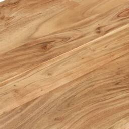 Berkfield Home Coffee Table 110x55x35 cm Solid Wood Acacia in Brown - Size: 110 x 55 x 35 cm - thumbnail 5