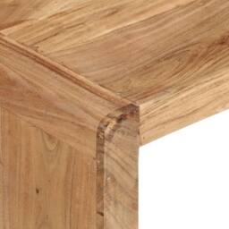 Berkfield Home Coffee Table 110x55x35 cm Solid Wood Acacia in Brown - Size: 110 x 55 x 35 cm - thumbnail 4