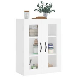 Berkfield Home Wall Mounted Cabinet White 69.5x34x90 cm Engineered Wood - thumbnail 4
