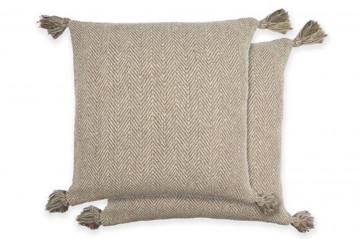 New Edge Blinds Hartley Cushion Cover in Natural - Size: 43 cm x 43 cm - image 1