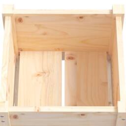 Berkfield Home Garden Planters 2 pcs 50x50x70 cm Solid Pinewood in Light Tan - Size: 50 x 50 x 70 cm - thumbnail 6