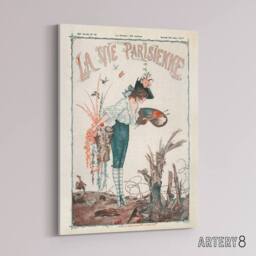 "Artery8 La Vie Parisienne Spring 1917 WW1 Trench Canvas Wall Art Print in Beige - Size: W24"" x H32""" - thumbnail 2