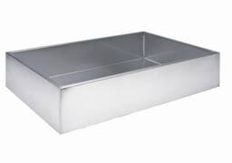 Primrose Stainless Steel Reservoir For Water Features 192L in Silver - thumbnail 1