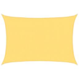 Berkfield Home Sunshade Sail 160 g/m ² Beige 5x7 m HDPE in Yellow - thumbnail 1