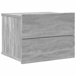 Berkfield Home Bedside Cabinets 2 pcs Grey Sonoma 40x30x30 cm Engineered Wood - Size: 40 x 30 x 30 cm - thumbnail 4
