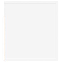 Berkfield Home Elegant Wall-mounted Bedside Cabinets 2 pcs White 50x36x40 cm - Size: 50 x 36 x 40 cm - thumbnail 8