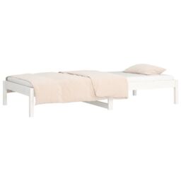 Berkfield Home Day Bed White 80x200 cm Solid Wood Pine - thumbnail 6