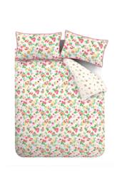 Catherine Lansfield 'Fruity Friends' Reversible Duvet Cover Set - Size: Double - thumbnail 5