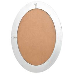 Berkfield Home Wall Mirror Baroque Style 50x70 cm Silver - thumbnail 4