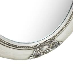 Berkfield Home Wall Mirror Baroque Style 50x70 cm Silver - thumbnail 5