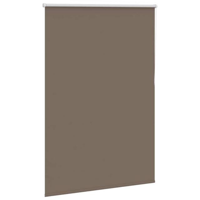 Berkfield Home Roller Blind Blackout Coffee 95x130 cm Fabric Width 90.7 cm Polyester in Brown - image 1