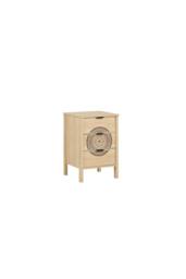 Birlea Flora 3 Drawer Bedside Cabinet Chest Table Light Oak - Size: Medium - thumbnail 7