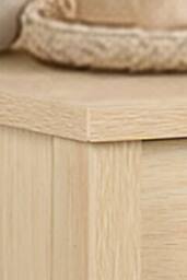 Birlea Flora 3 Drawer Bedside Cabinet Chest Table Light Oak - Size: Medium - thumbnail 5