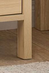 Birlea Flora 3 Drawer Bedside Cabinet Chest Table Light Oak - Size: Medium - thumbnail 6