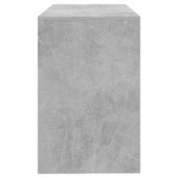 Berkfield Home Desk Concrete Grey 101x50x76.5 cm Engineered Wood - thumbnail 6